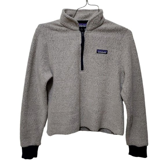 Patagonia Sweaters - Patagonia Sweater Woolyester 1/4 Zip Fleece Pullover Oatmeal Women's M - READ